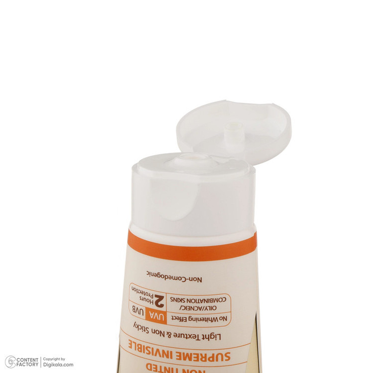 کرم ضدآفتاب بیرنگ سانسیف SPF50 مدل ACNE-FLUID مناسب پوست مختلط، حجم 50 میلیلیتر