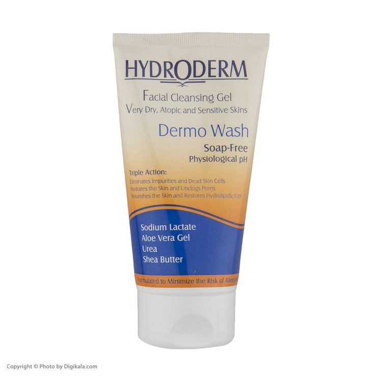 ژل شستوشوی صورت هیدرودرم مدل Very Dry Skin وزن 150 گرم