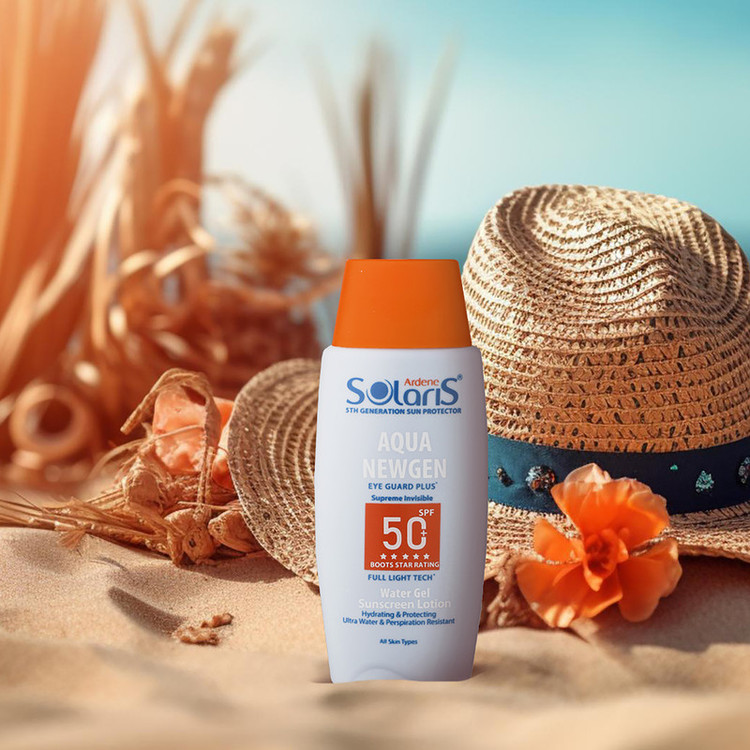 لوسیون ضدآفتاب آردن سولاریس مدل AQUA NEWGEN، حجم 100 میلیلیتر