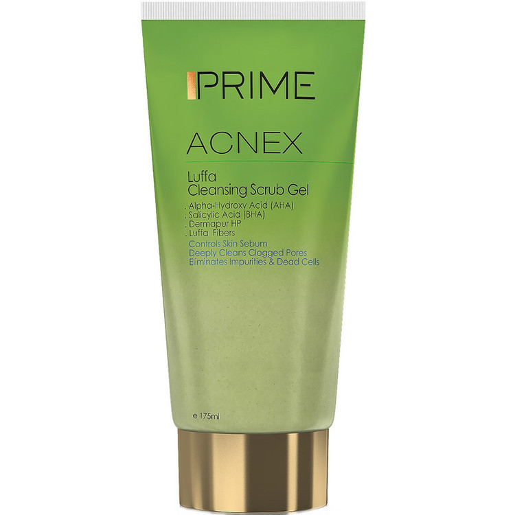 ژل پاککننده اسکراب پرایم مدل Acnex Luffa حجم 175 میلیلیتر