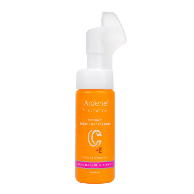 فوم شستوشوی صورت آردن سی فکتور مدل Vitamin C مناسب برای پوست انواع پوست حجم 150 میلیلیتر