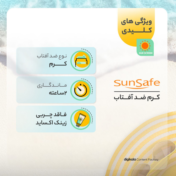 کرم ضدآفتاب رنگی سانسیف مدل N20 مقدار 40 گرم
