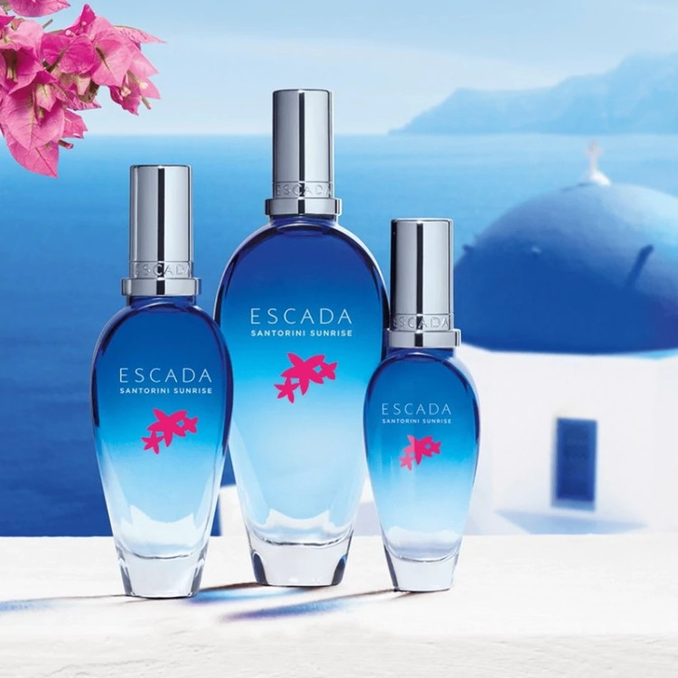 عطر اسکادا سانتورینی - یک گرم تضمینی Escada Santorini Sunrise اسانس اصل و خالص با کیفیت عالی و ماندگاری بالا