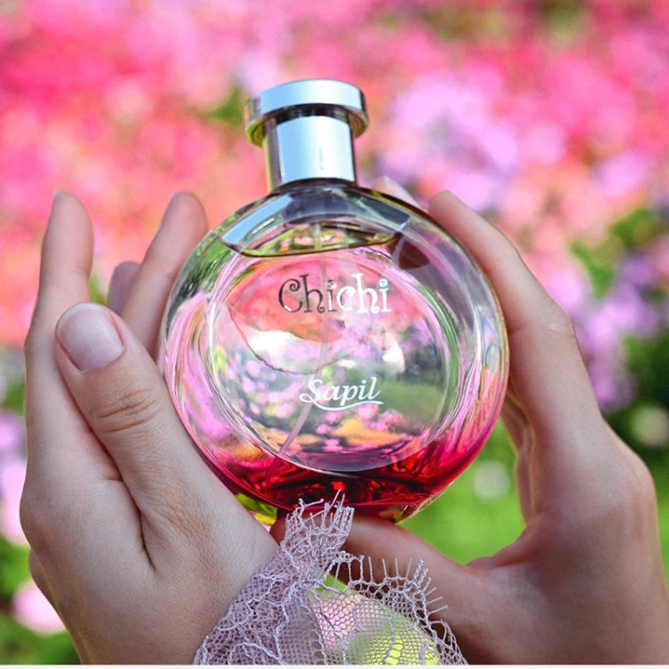 عطر چی چی زنانه صورتی - یک گرم تضمینی Sapil chichi اسانس اصل و خالص با کیفیت عالی و ماندگاری بالا