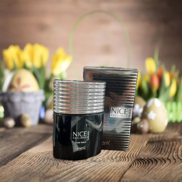 عطر نایس بلک - یک گرم تضمینی Sapil Nice Feeling Black اسانس اصل و خالص با کیفیت عالی و ماندگاری بالا
