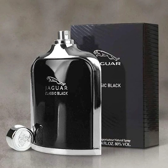 عطر جگوار بلک کلاسیک - یک گرم تضمینی Jaguar Classic Black اسانس اصل و خالص با کیفیت عالی و ماندگاری بالا