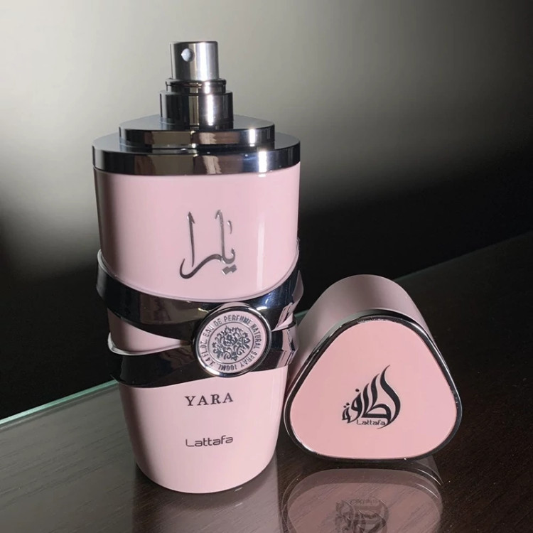 عطر یارا صورتی - یک گرم تضمینی Yara Pink Lettafe اسانس اصل و خالص با کیفیت عالی